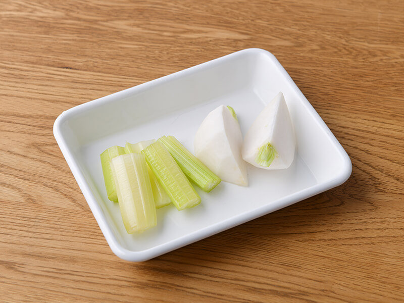 おなかにやさしいレシピ:ごろごろ野菜のピクルス